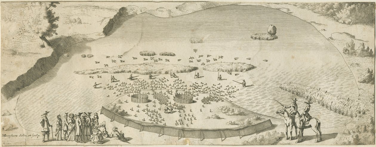 High Offley - Shebben Pool: kaiverrus, nd [1653-1686] (painettu) tekijältä Michael Burghers