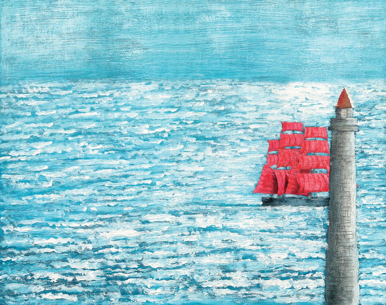Scarlet Sails Alexander Grinin romaanin mukaan tekijältä Michael Bychkov