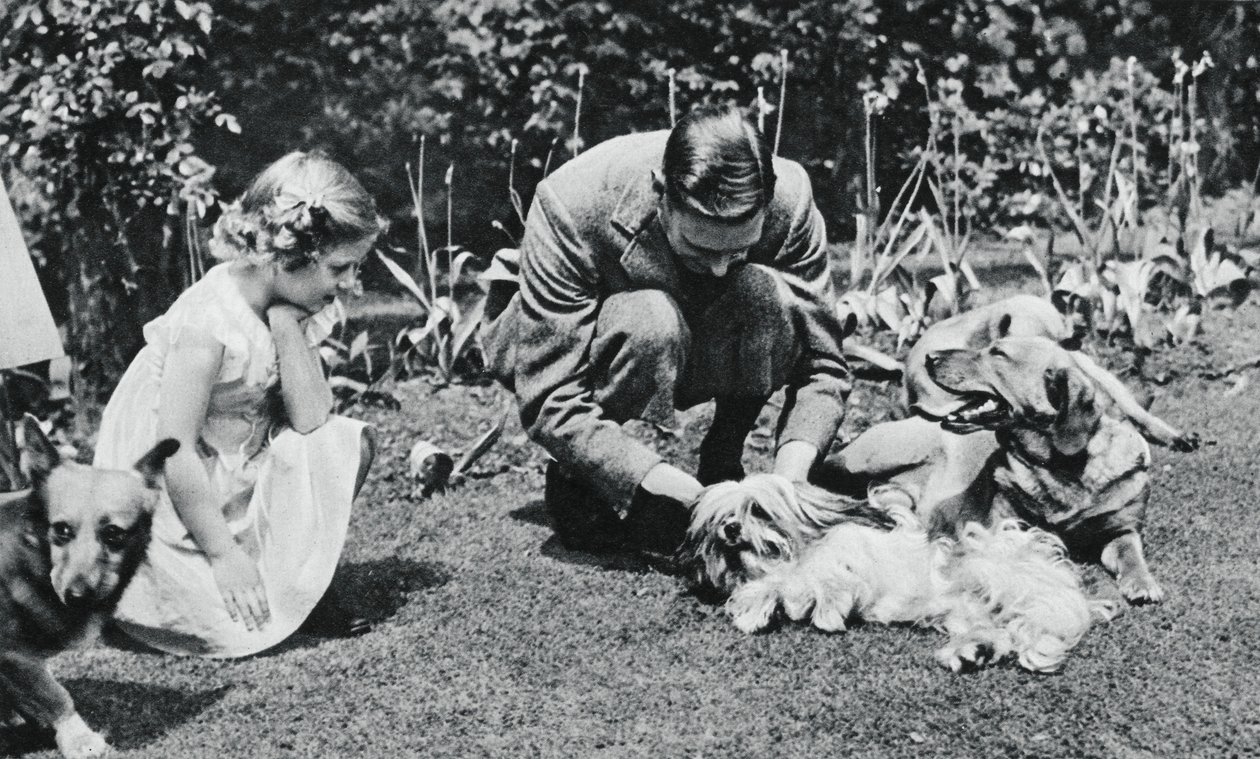 Kuningas Yrjö VI ja prinsessa Margaret Rose, 1937. tekijältä Michael Chance