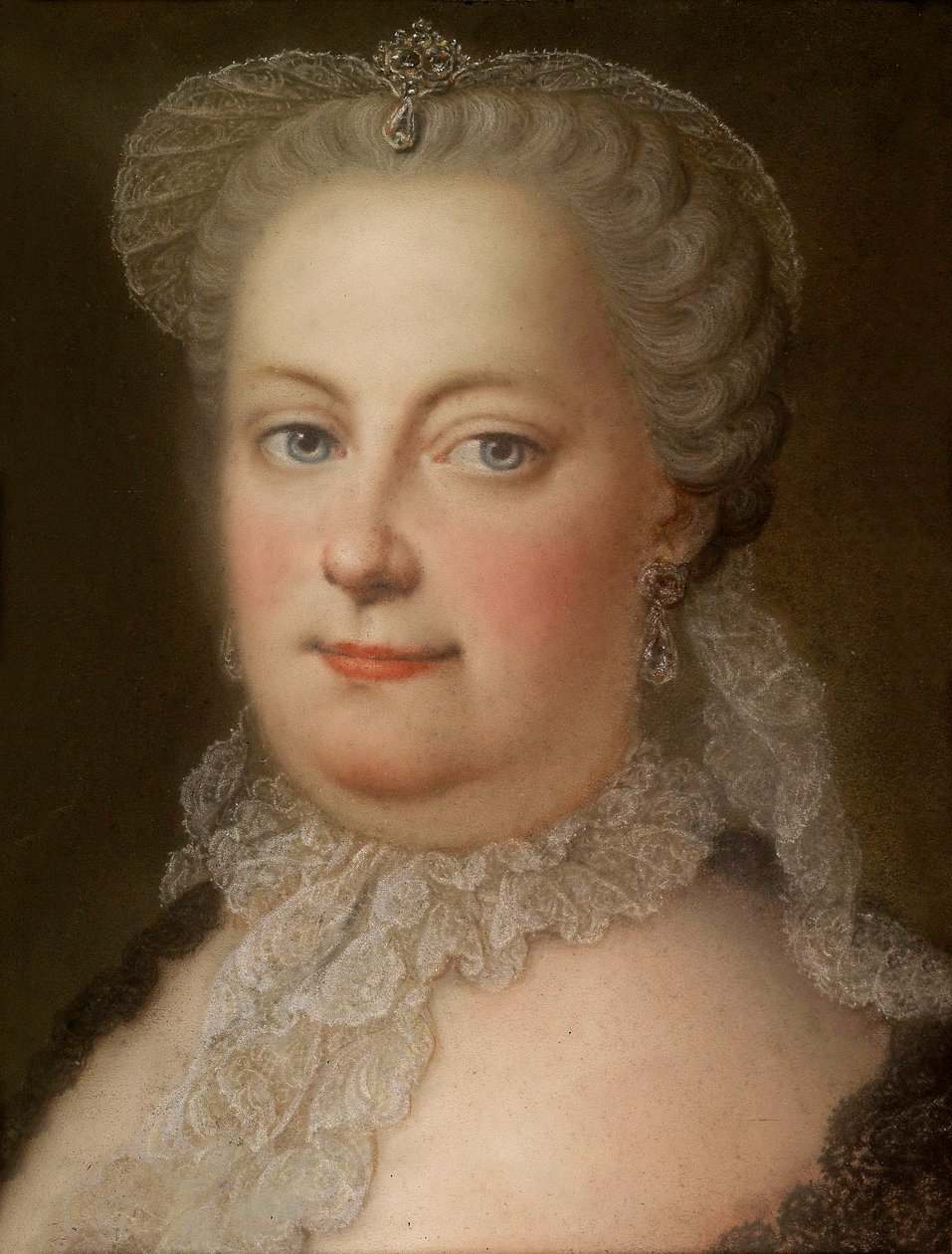Itävallan keisarinna Maria Theresia (1717-1780) muotokuva tekijältä Michael Christoph Hagelgans