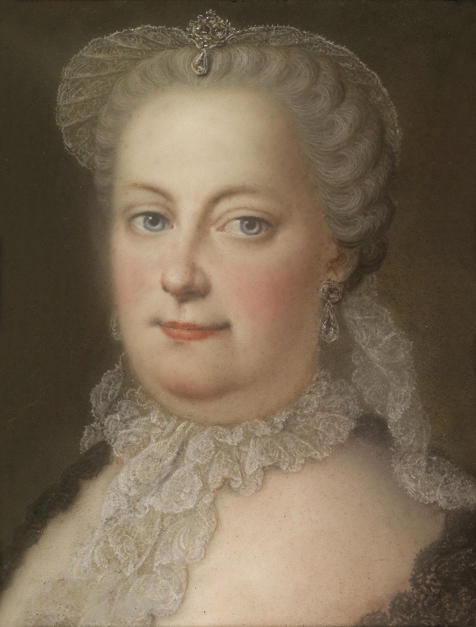 Itävallan keisarinna Maria Theresia 1717-1780, 1762 muotokuva tekijältä Michael Christoph Hagelgans