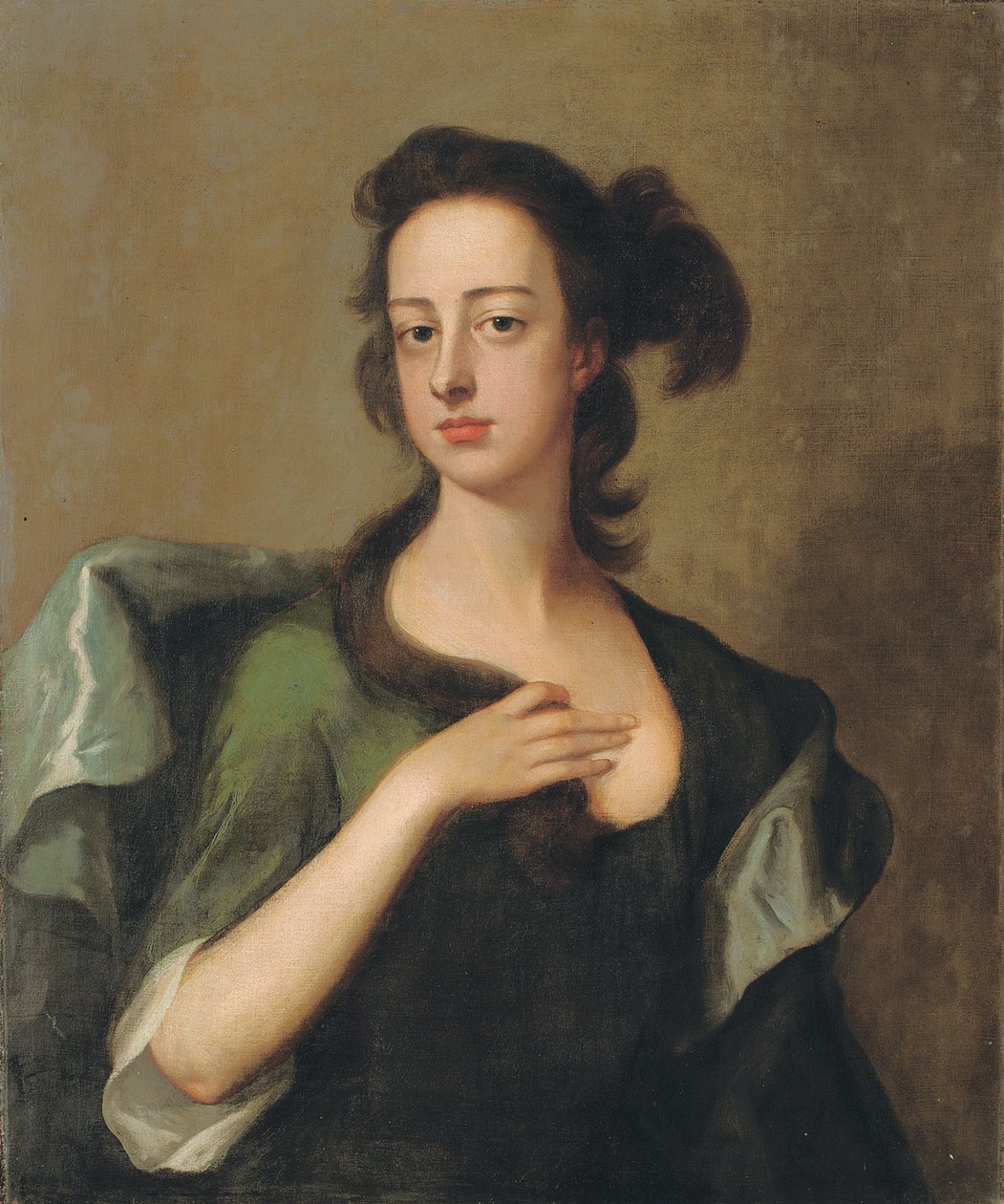 Portlandin toisen herttuattaren Margaret Cavendish Bentinckin muotokuva tekijältä Michael Dahl