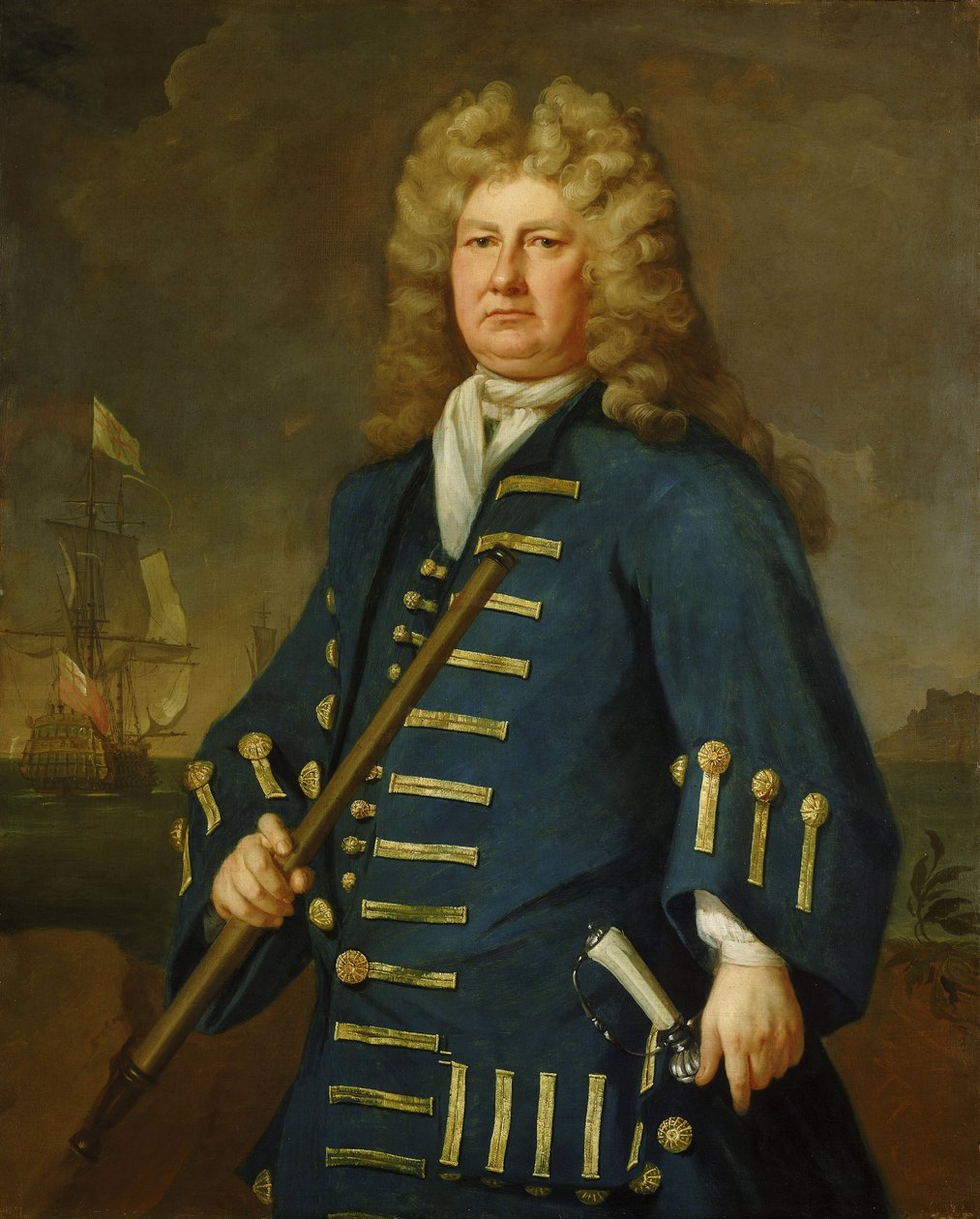 Sir Cloudesley Shovellin muotokuva tekijältä Michael Dahl