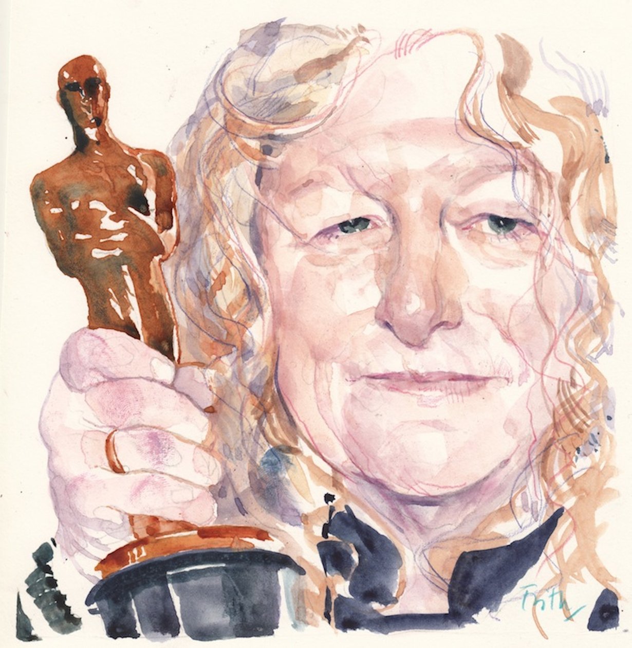 Jenny Beavan (akvarelli) tekijältä Michael Frith