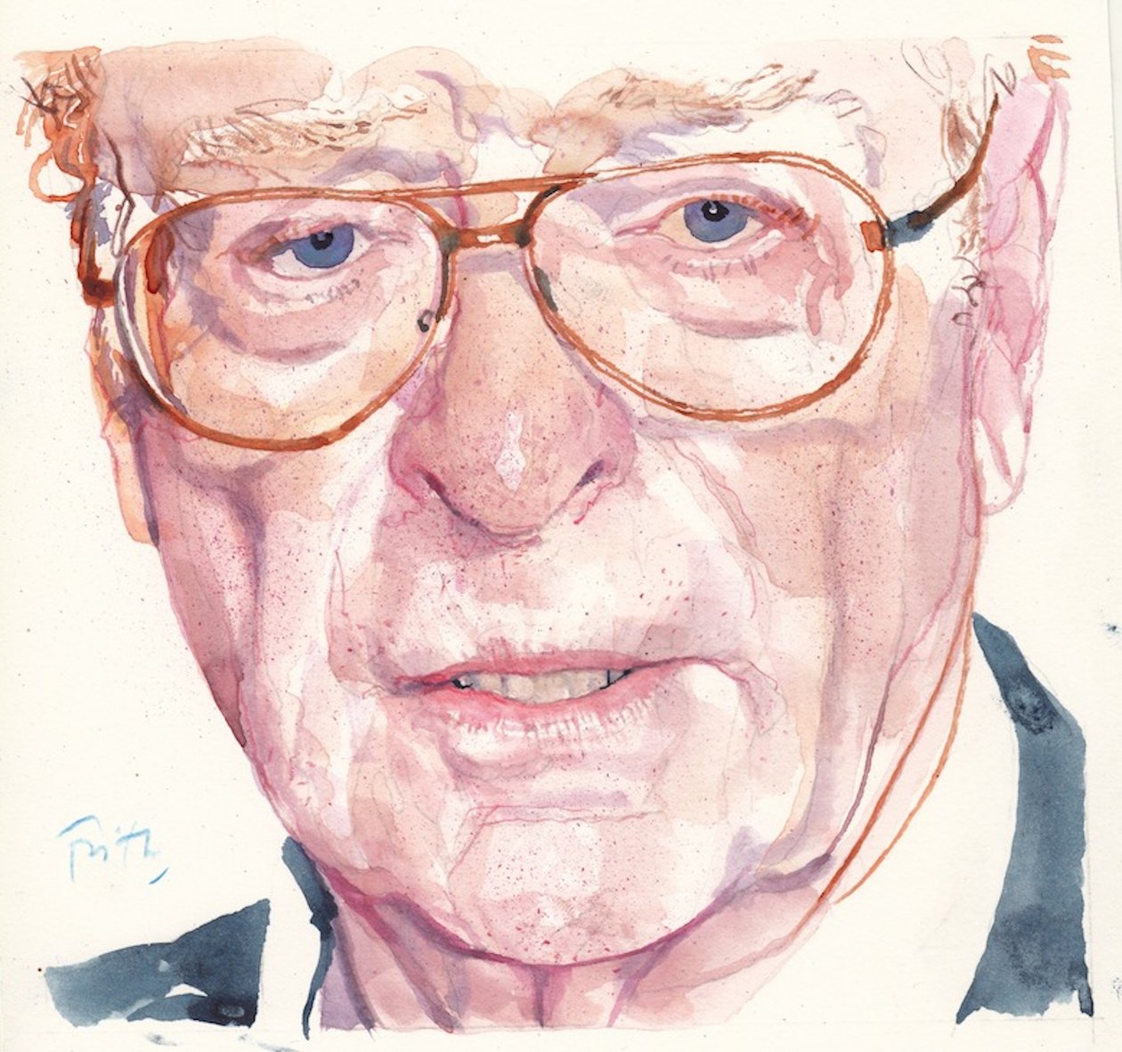 Michael Caine (akvarelli) tekijältä Michael Frith