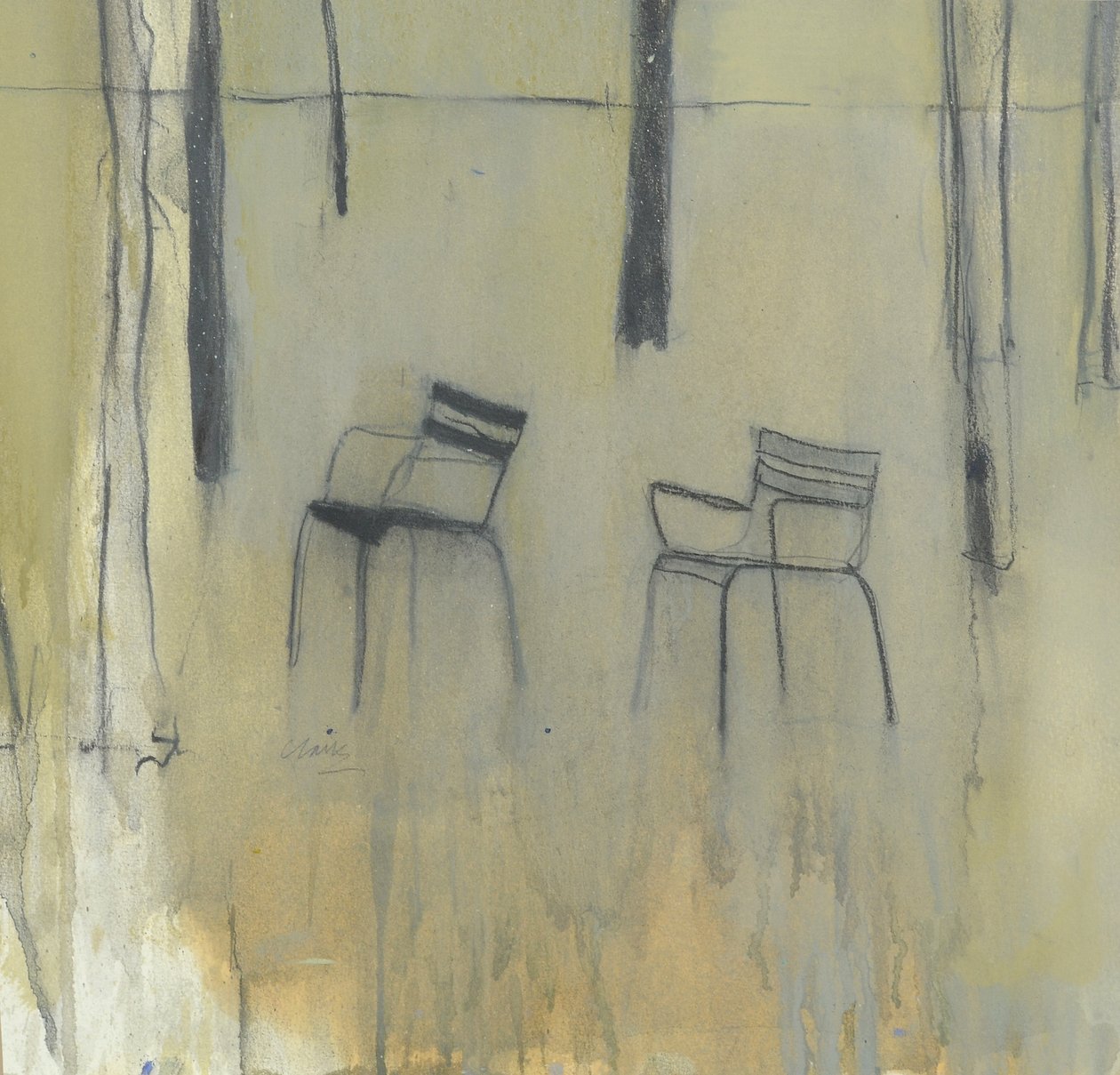 Tuolit, Jardin des Tuileries, 2015 (sekatekniikka) tekijältä Michael G. Clark