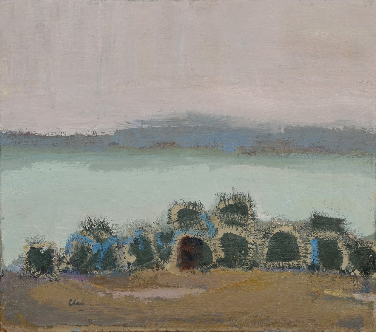 Creels, Mull, 2017 (öljyä pellavalle) tekijältä Michael G. Clark