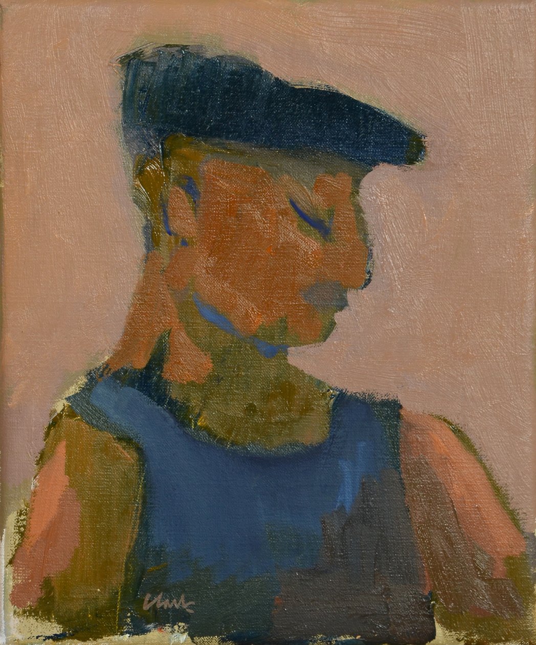 Dapper Man, markkinapäivä, 2016 (öljy pellavalle) tekijältä Michael G. Clark