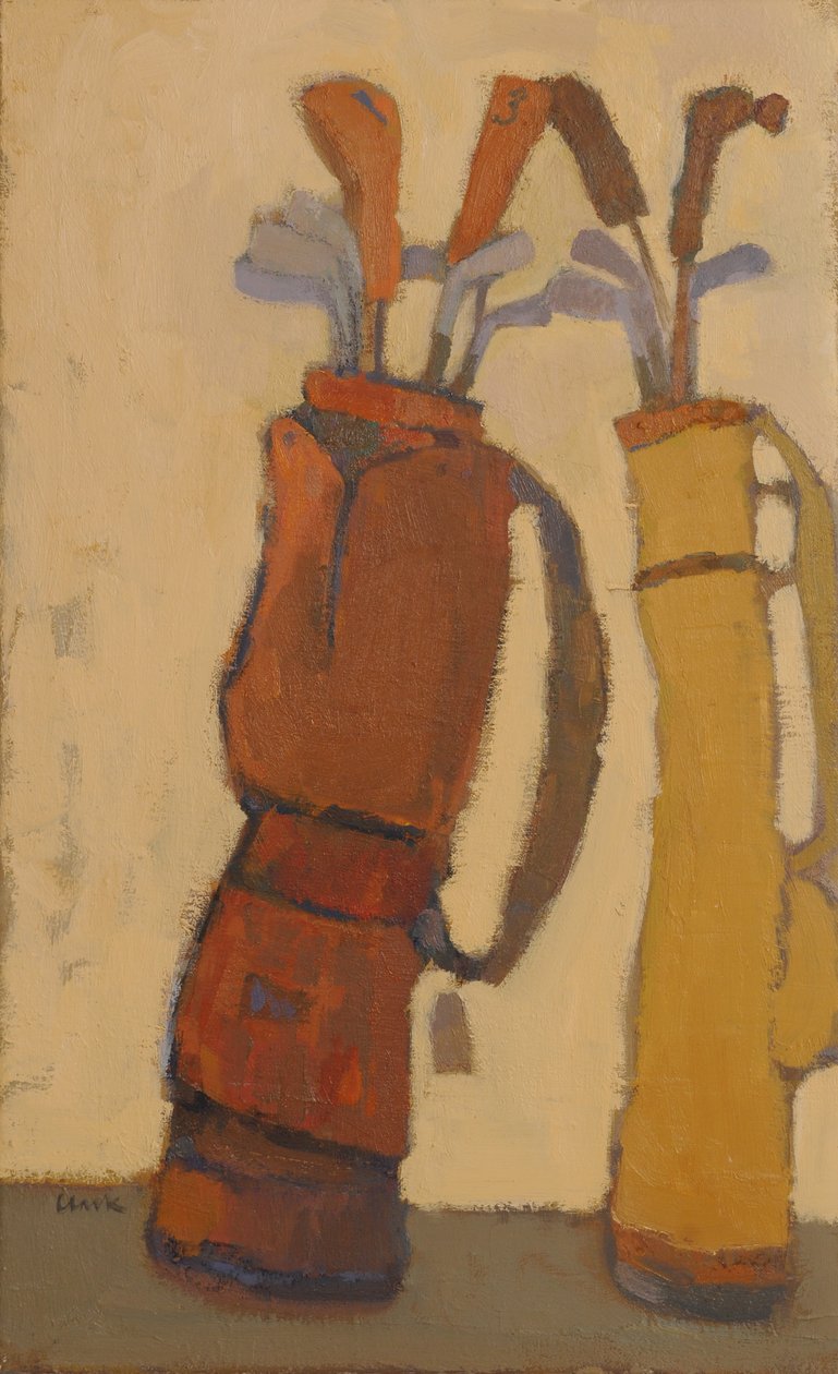 Pukuhuone, 2015 (öljy pellavalle) tekijältä Michael G. Clark
