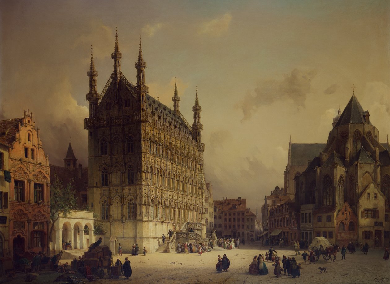 Leuvenin kaupungintalo, Belgia tekijältä Michael Neher