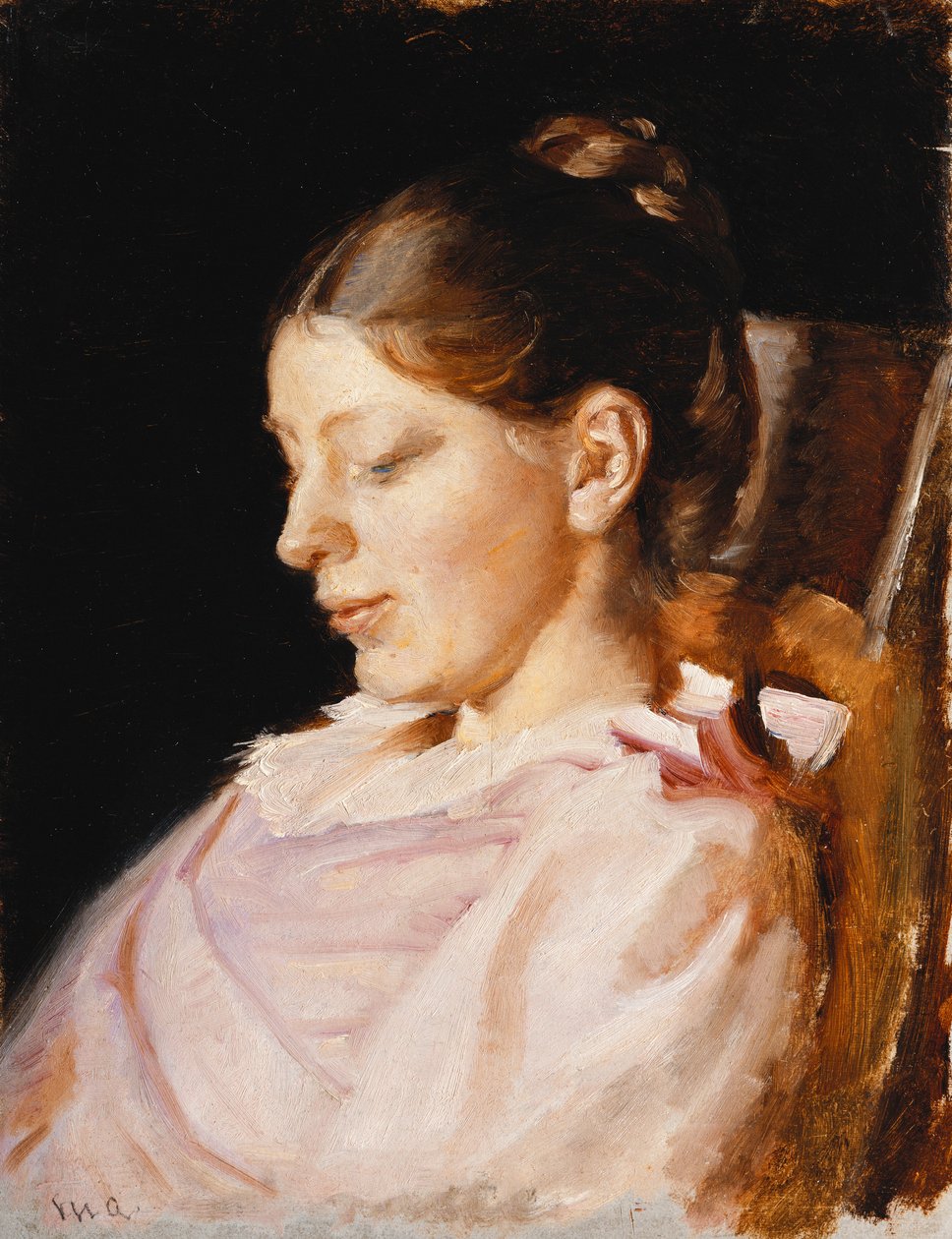 Taiteilijan vaimon Anna Ancherin muotokuva, tekijältä Michael Peter Ancher