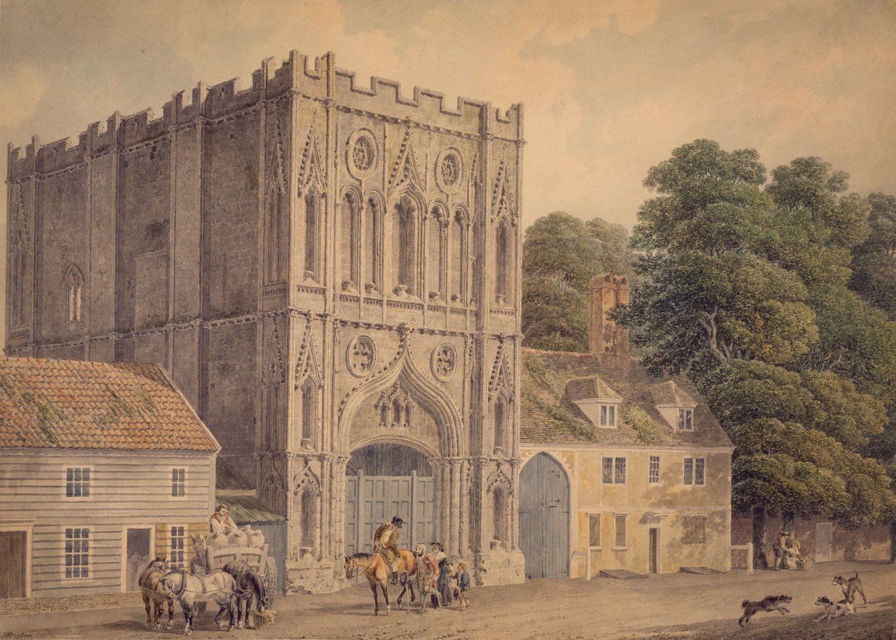 Abbey Gaten länsirintama, Bury St. Edmunds, 1788-1801 tekijältä Michael Rooker