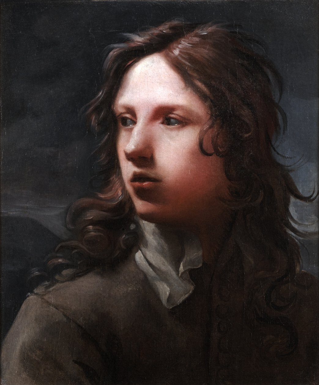 Harmaatakkisen nuoren miehen muotokuva tekijältä Michael Sweerts