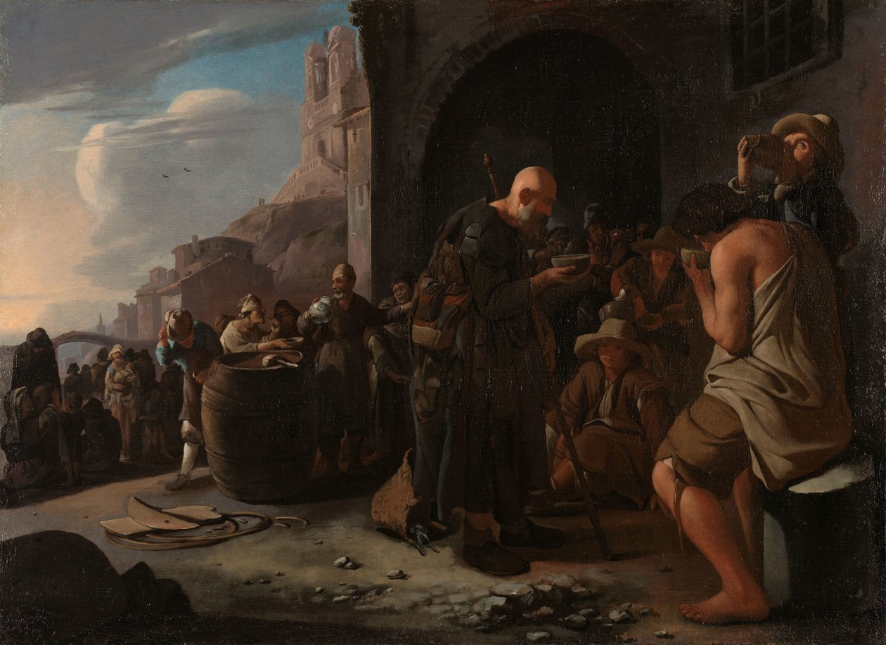 Janoisten virkistystä De dorstigen laven tekijältä Michael Sweerts