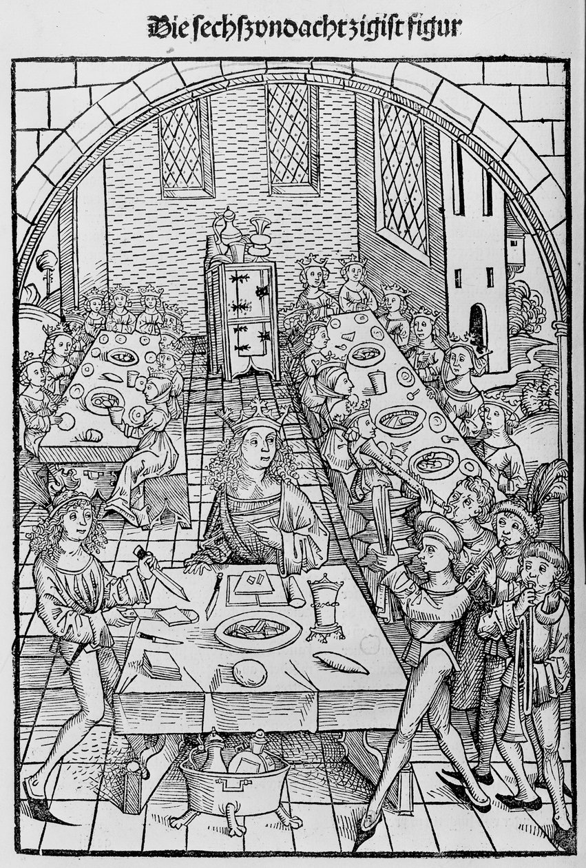 Pelastuksen ja ikuisen onnen rikkauksien aarre tai pyhäkkö, 1491. tekijältä Michael Wolgemut