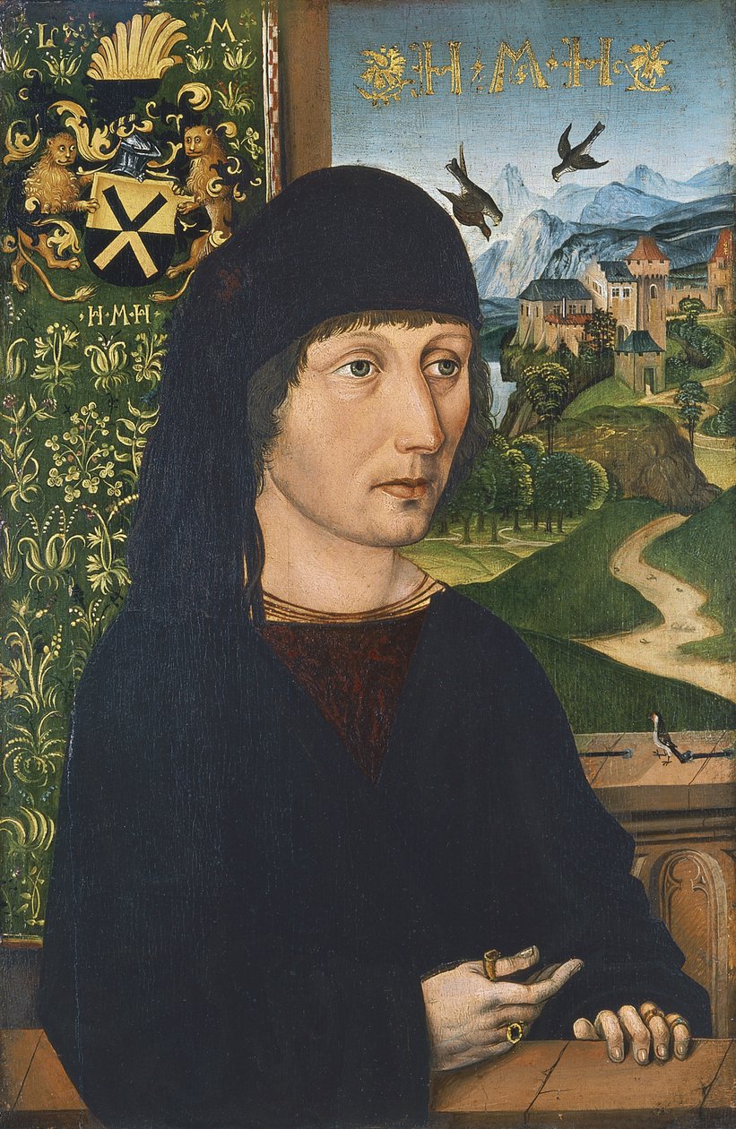 Levinus Memmingerin muotokuva, noin 1485 tekijältä Michael Wolgemut