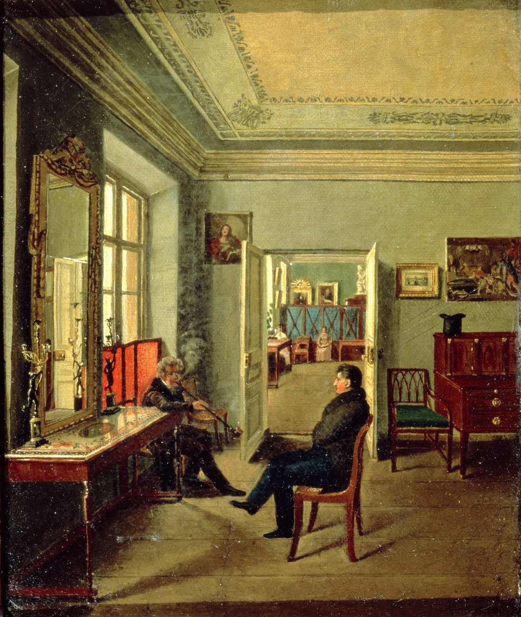 Huoneessa, 1834 tekijältä Michail Fyodorovich Davydov