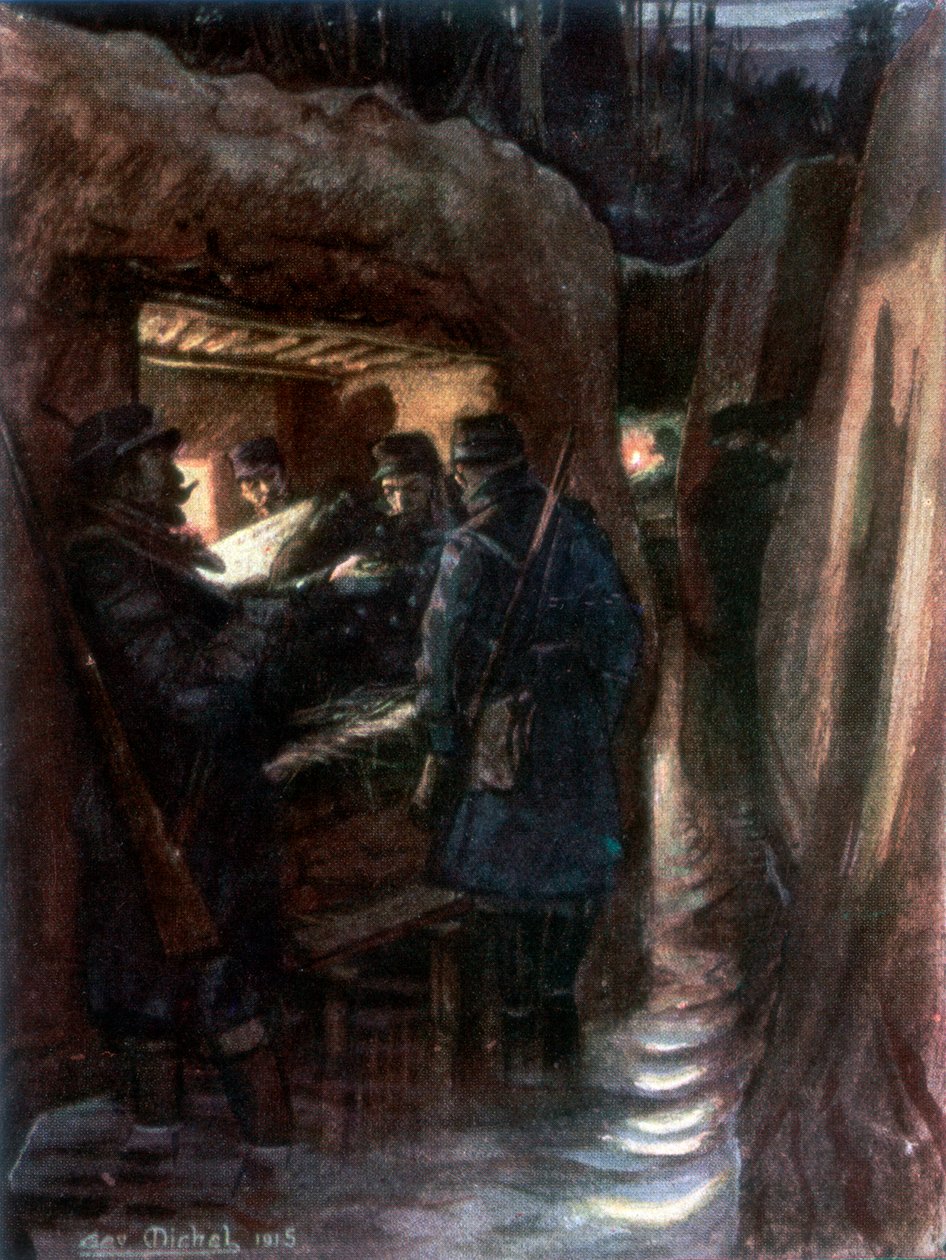 "Komentaja, Cagna, Ranska", 1915, 1926. tekijältä Michel
