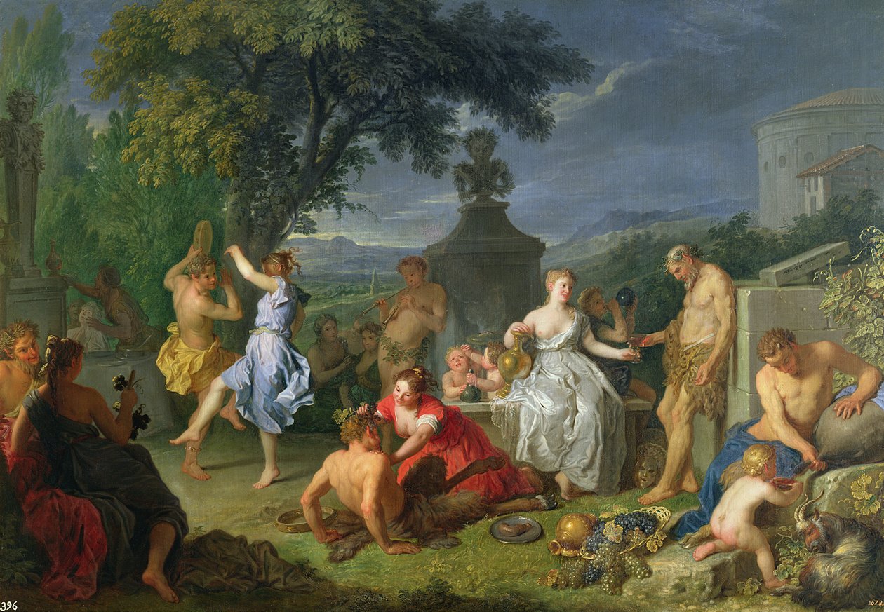 Bacchanal, 1719 tekijältä Michel Ange Houasse