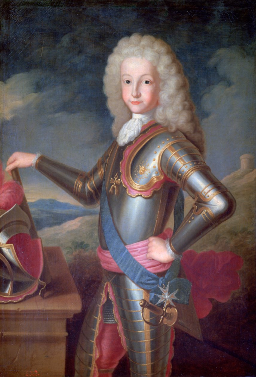 Ludvig I, Asturian prinssi, Espanjan kuningas, n. 1700-1730 tekijältä Michel Ange Houasse