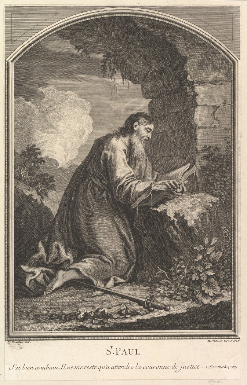 Pyhä Paavali, 1726. tekijältä Michel Aubert