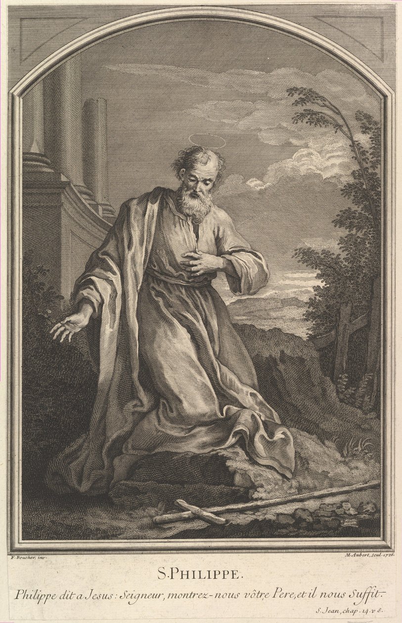 Pyhä Filippus, 1726. tekijältä Michel Aubert