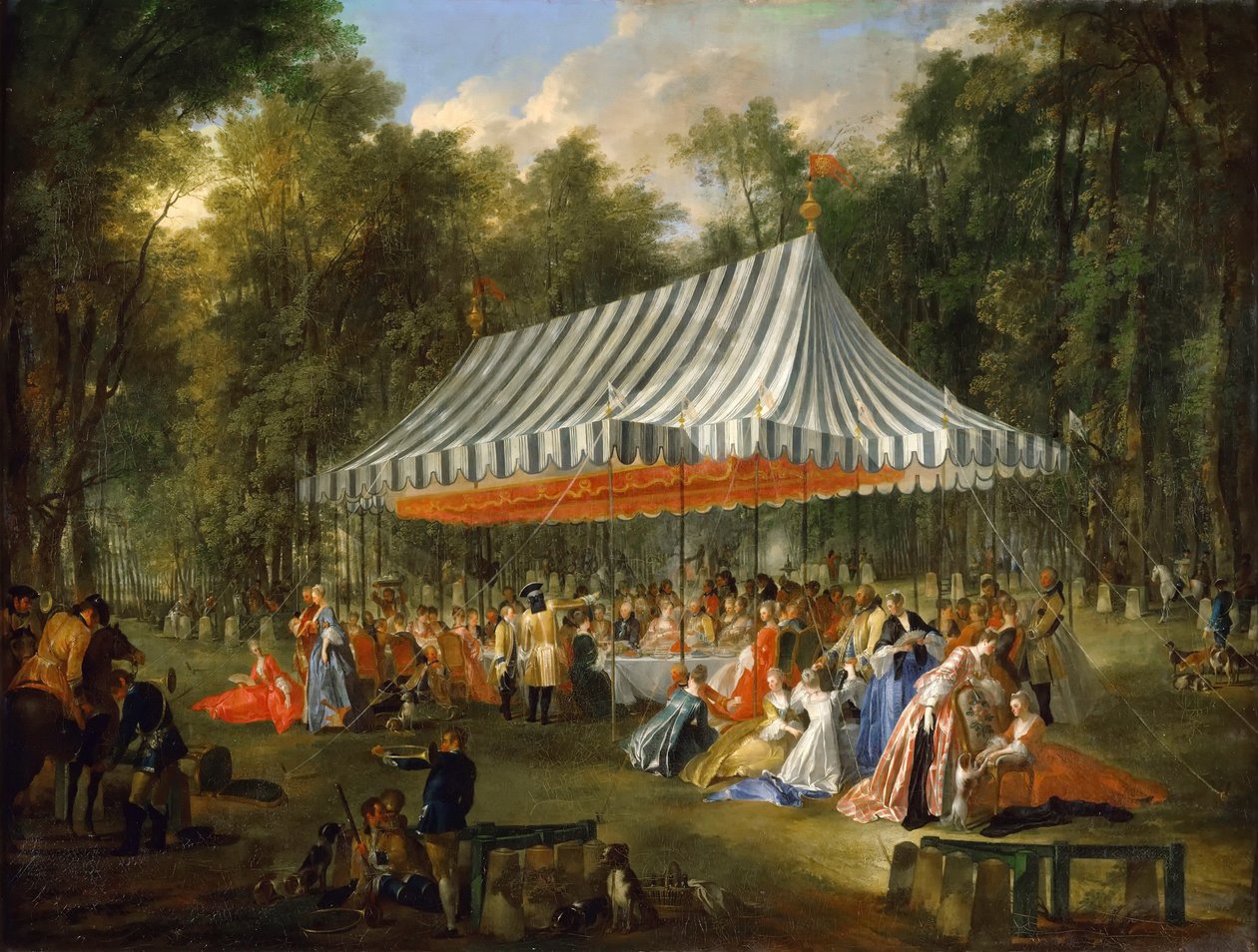 Prinssi Louis François de Contin juhlalahja Charles William Ferdinandin, Heredin kunniaksi tekijältä Michel Barthelemy Ollivier