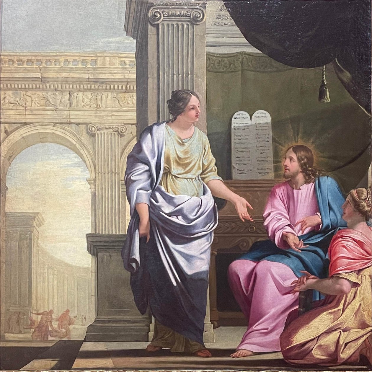 Ranskalainen:  Le Christ chez Marthe et Marie tekijältä Michel Corneille the Elder