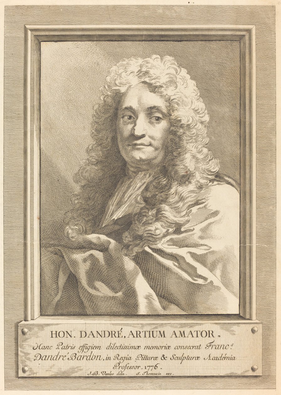 Taiteilijan isän muotokuva tekijältä Michel François Dandré Bardon after Jean Baptiste Van Loo