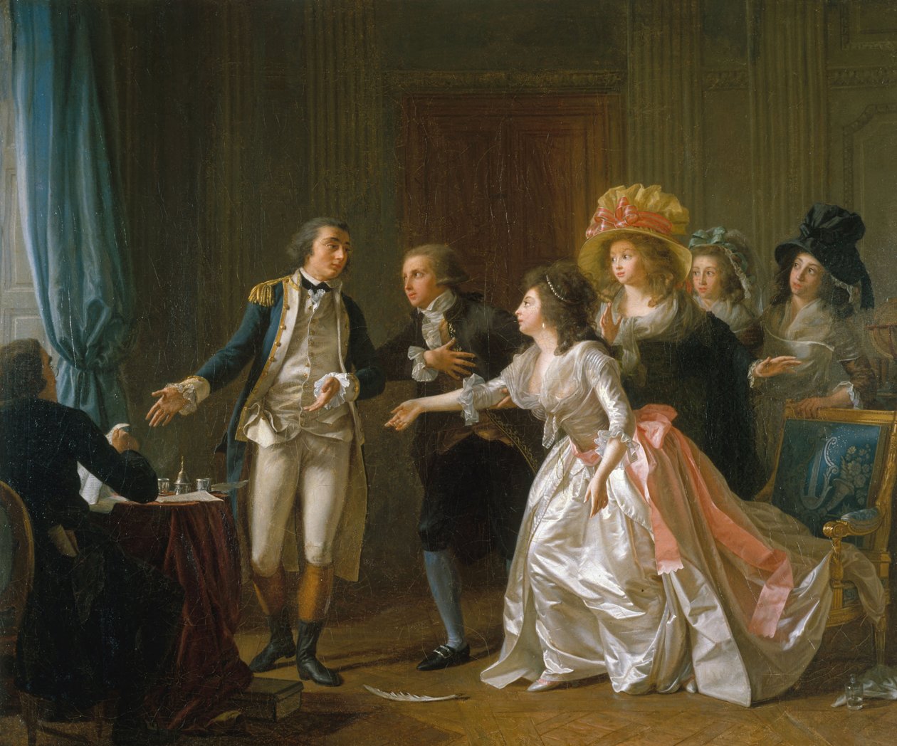 Keskeytys avioliitto, c. 1789. tekijältä Michel Garnier