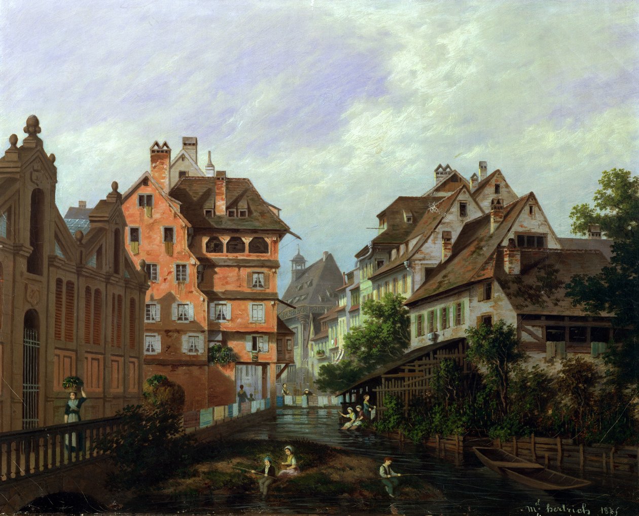 Rue des Tanneurs, Colmar, 1875 tekijältä Michel Hertrich