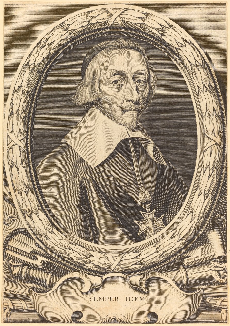 Armand Jean du Plessis, kardinaali Richelieu tekijältä Michel Lasne