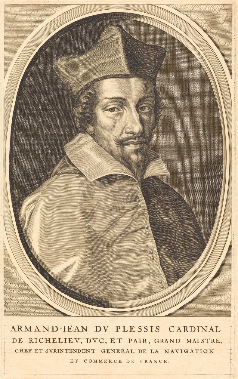 Armand Jean du Plessis, kardinaali Richelieu tekijältä Michel Lasne