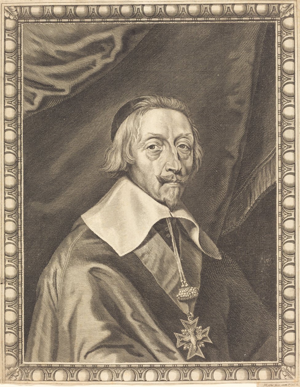 Armand Jean du Plessis, kardinaali Richelieu tekijältä Michel Lasne