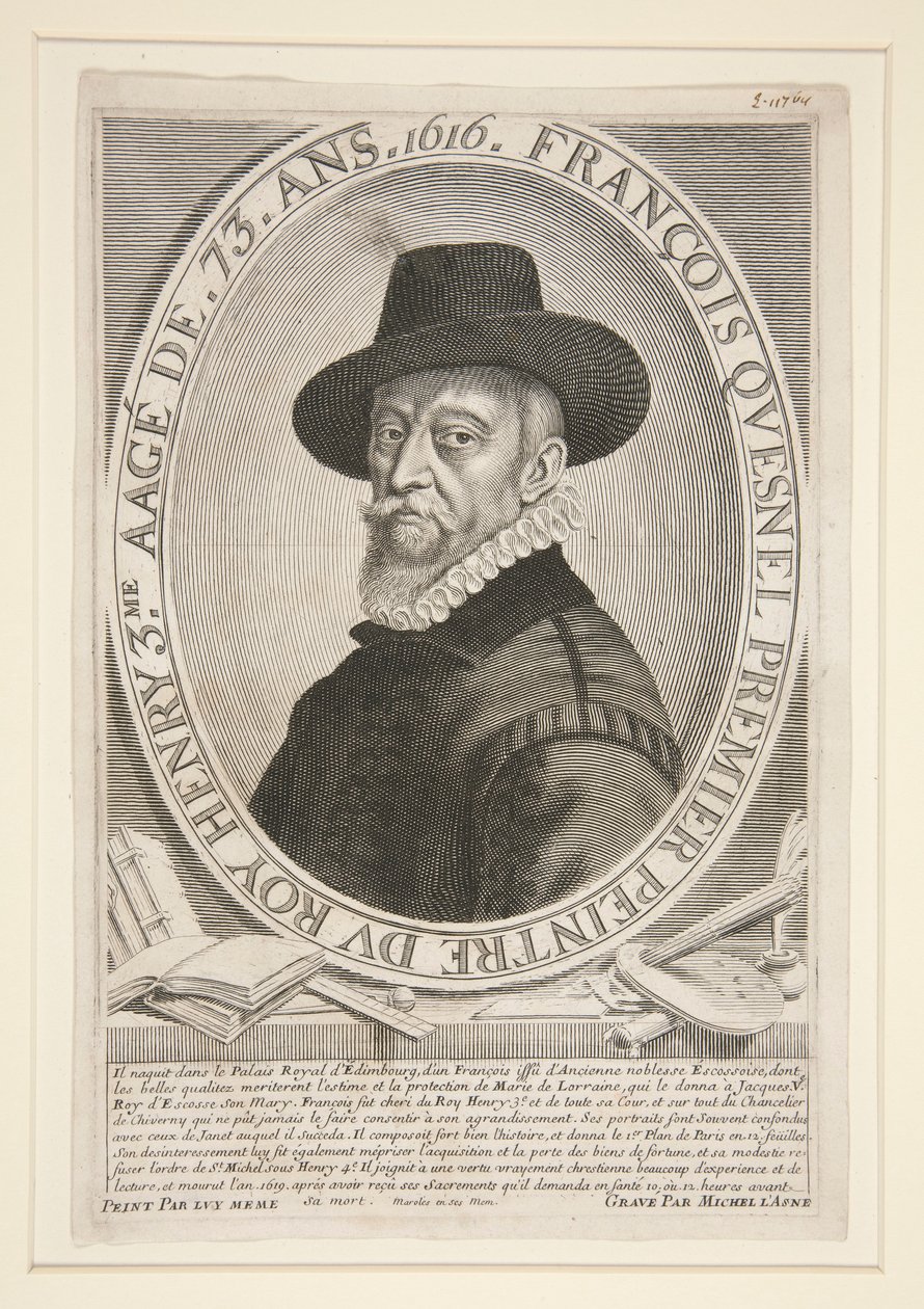 Francois Quesnel (1543-1619), 73-vuotiaana tekijältä Michel Lasne