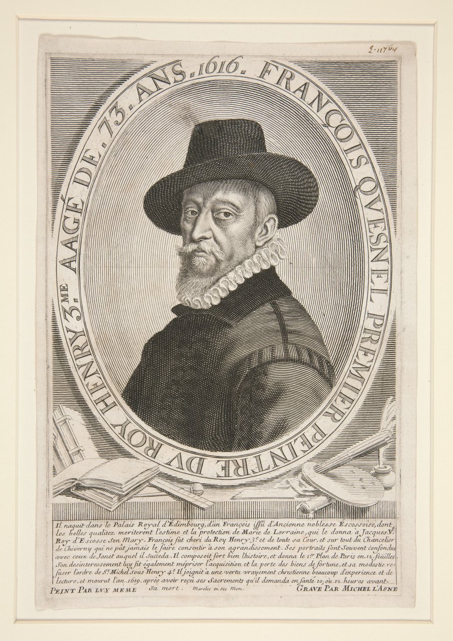 François Quesnel (1543-1619) 73-vuotiaana tekijältä Michel Lasne