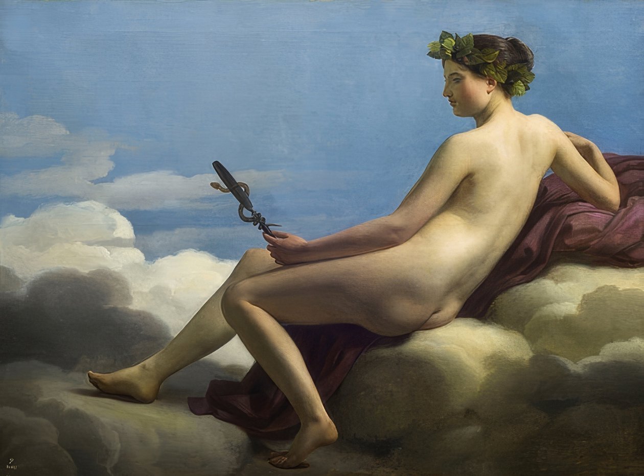 Viisauden allegoria. 1823 tekijältä Michel Martin Drolling