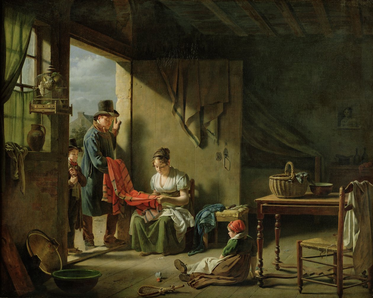 Pedlar, 1812 tekijältä Michel Martin Drolling