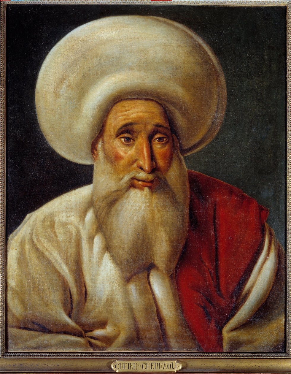 Sheik Cherkaouin muotokuva. Michele Rigon (1770-1815) maalaus tekijältä Michel Rigo