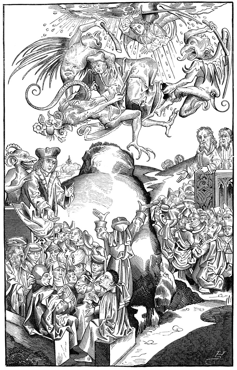Antikristuksen valtakunta, 1493 tekijältä Michel Volgemuth