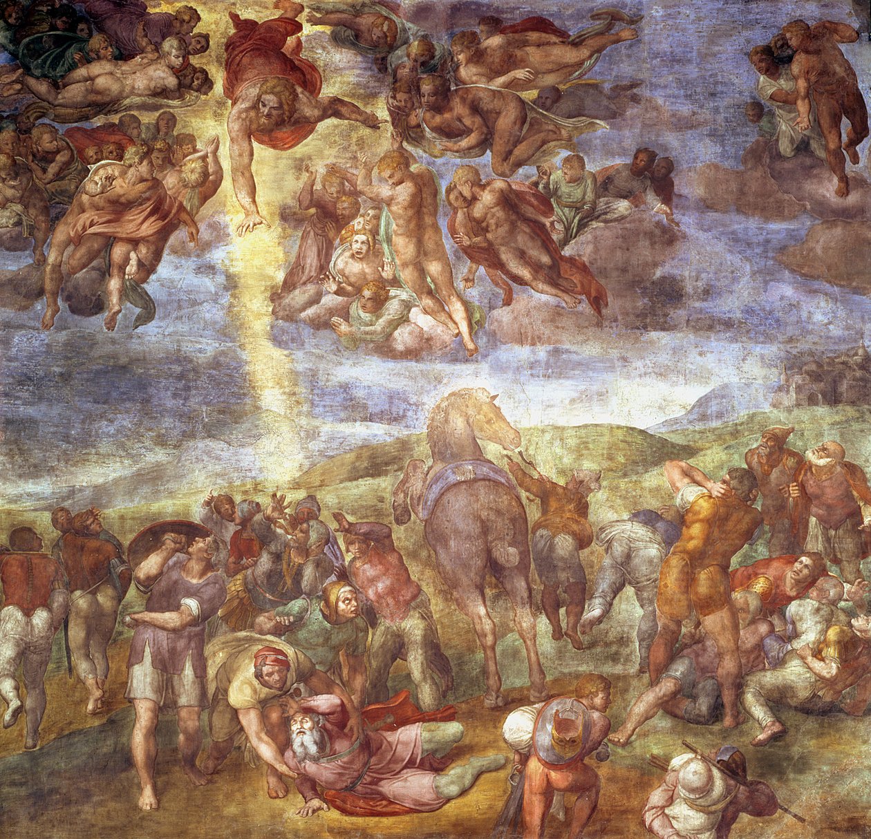Pyhän Paavalin kääntyminen tekijältä Michelangelo Buonarroti
