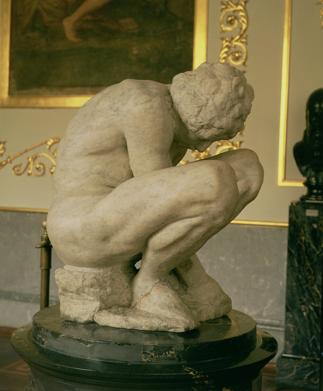 Hiipivä poika, n. 1530-34 (marmori) (katso myös 226974) tekijältä Michelangelo Buonarroti