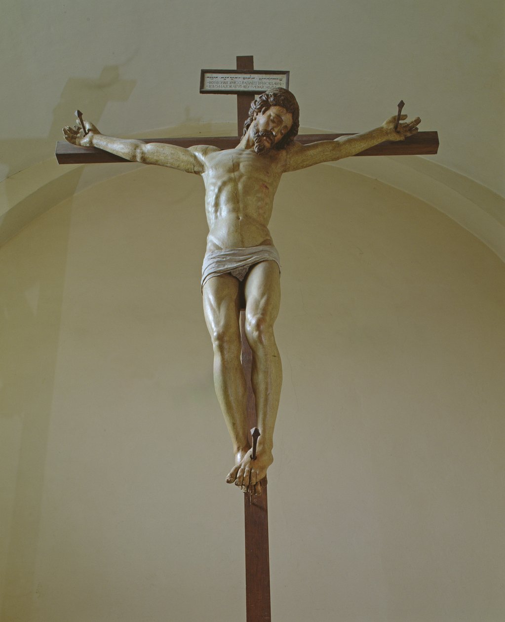 Krusifiksi (puu) tekijältä Michelangelo Buonarroti