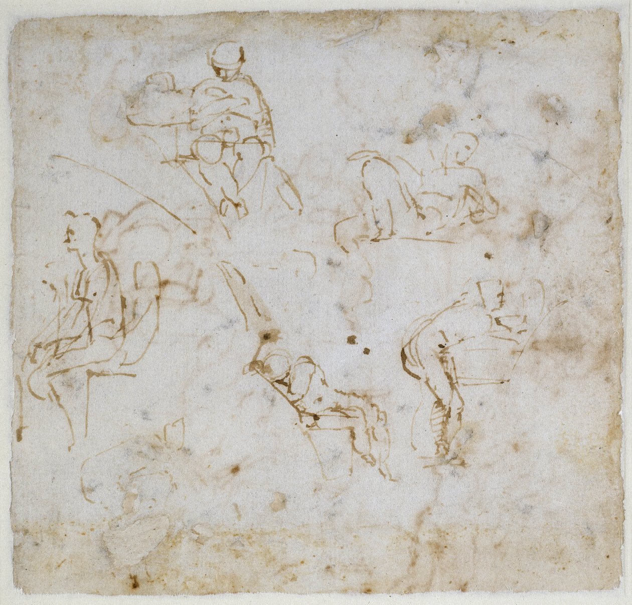 Kuvatutkimus, n. 1511 tekijältä Michelangelo Buonarroti