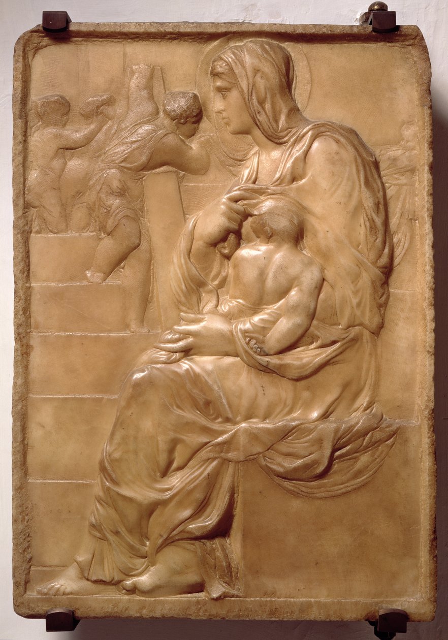 Portaiden Madonna (marmori) tekijältä Michelangelo Buonarroti