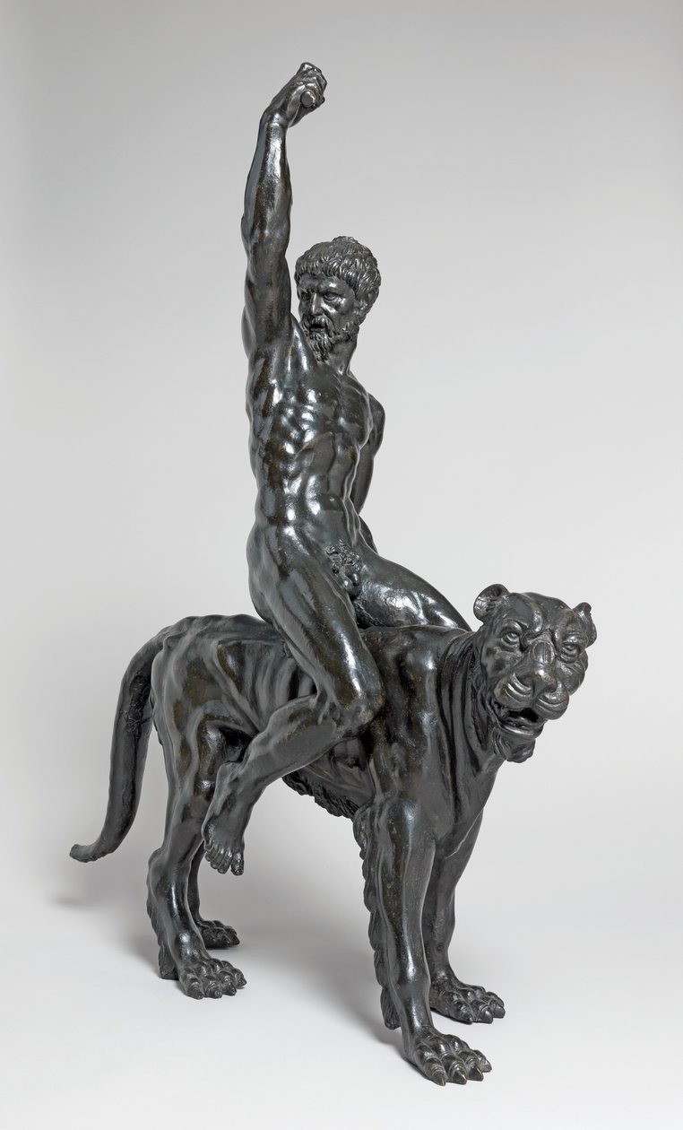 Alaston bacchants ratsastaa panttereilla tekijältä Michelangelo Buonarroti
