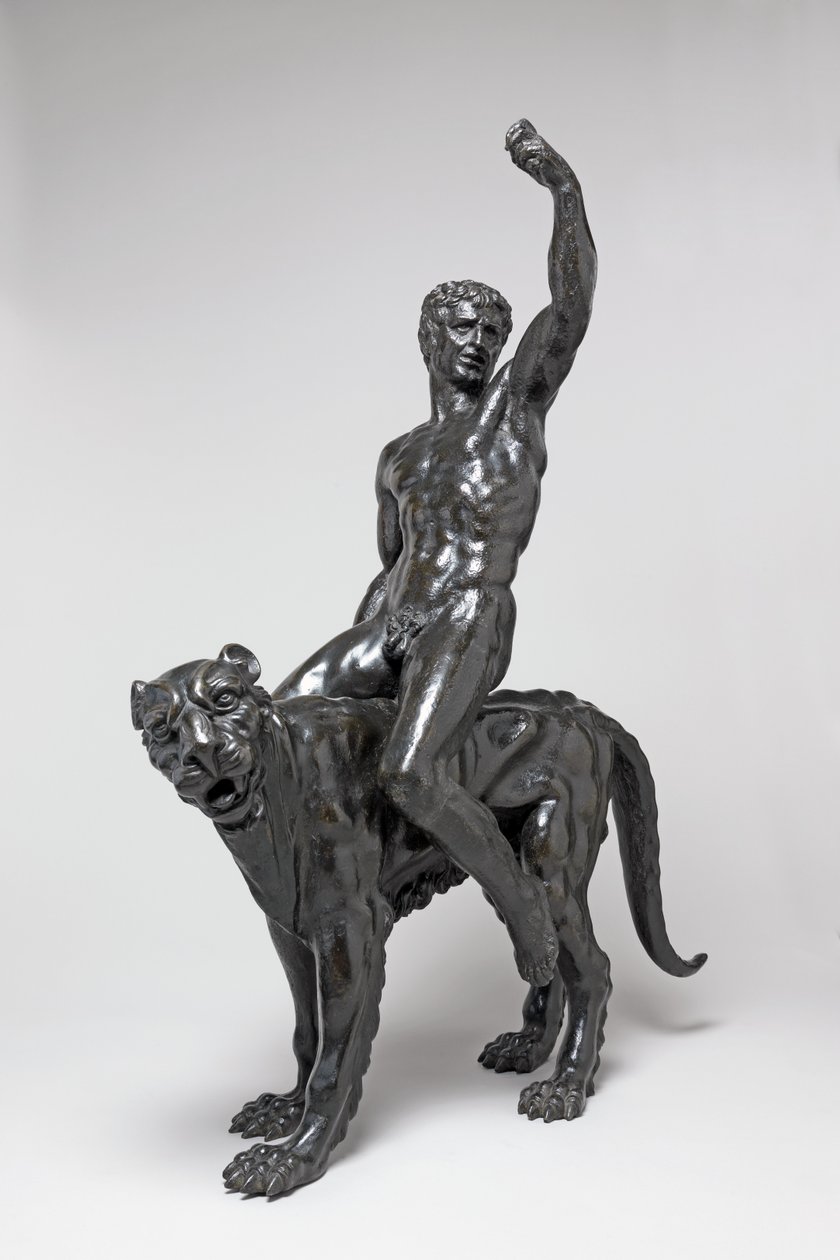 Alaston bacchants ratsastaa panttereilla tekijältä Michelangelo Buonarroti