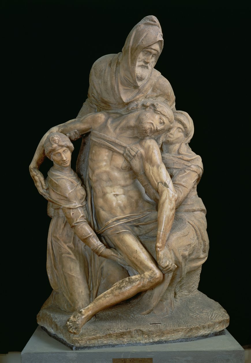 Pieta, 1553 (marmori) tekijältä Michelangelo Buonarroti