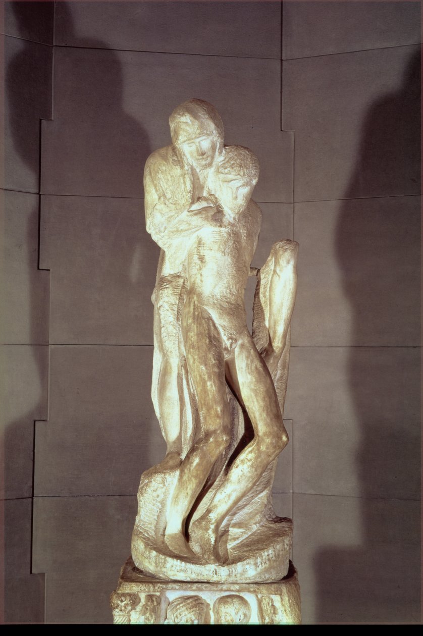 Rondanini Pieta, 1564 (marmori) (katso myös 55601) tekijältä Michelangelo Buonarroti