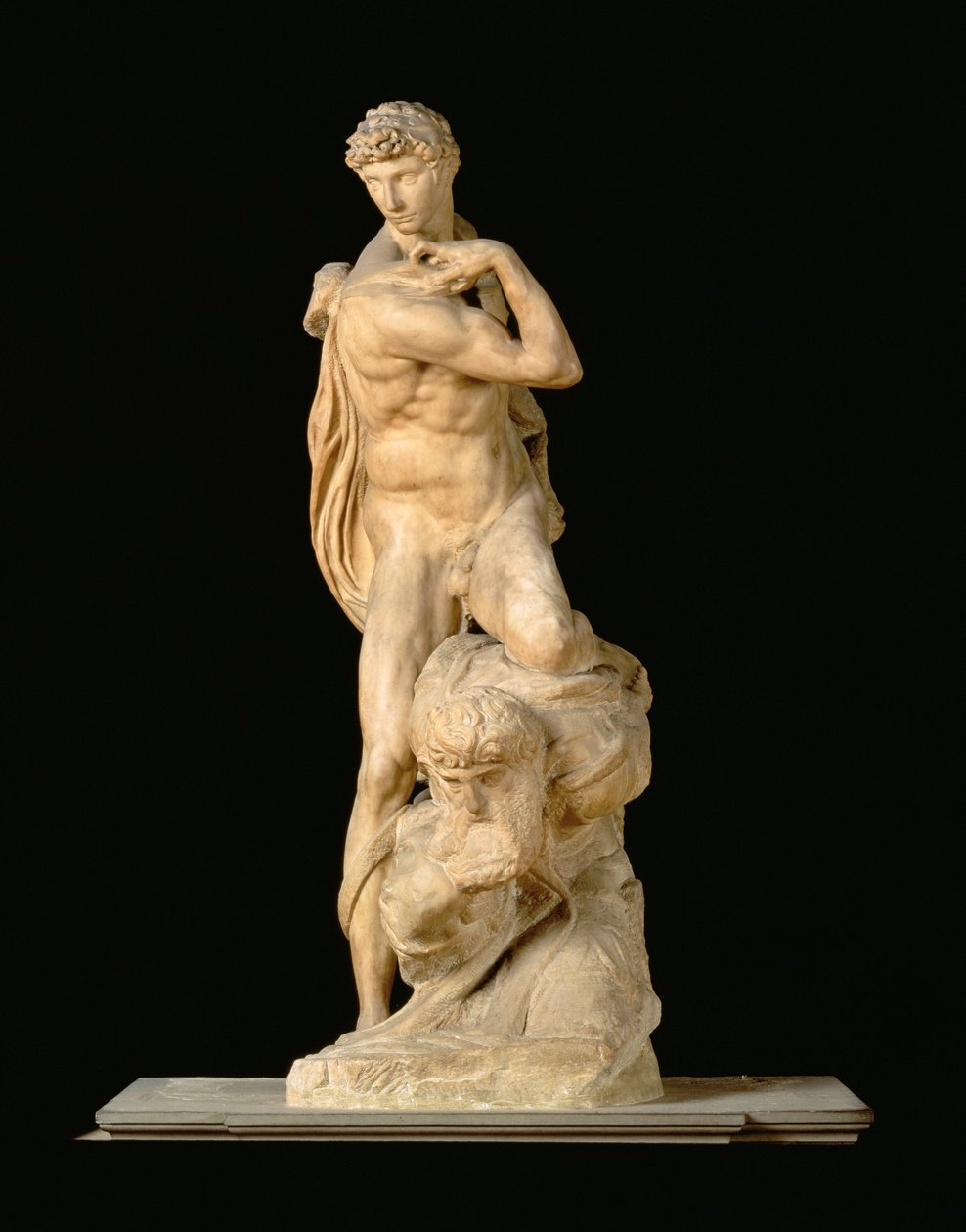 Voiton nero, 1532-34 (marmori) tekijältä Michelangelo Buonarroti